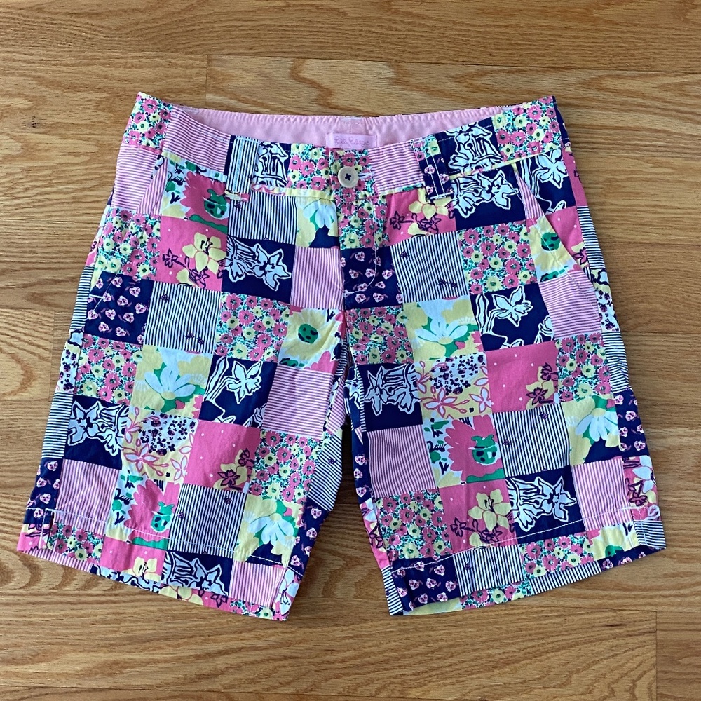 Lilly Pulitzer Callahan Patchwork Shorts (4)
